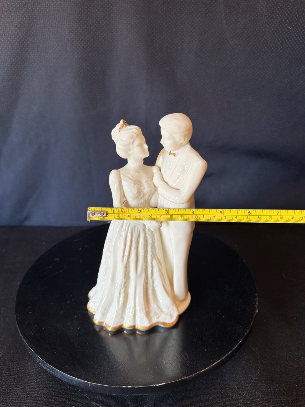 Lenox Wedding Promises‎ "First Dance" bride and groom cake topper Vintage - Picture 8 of 9